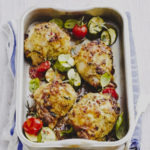 Chicken with Cream Cheese, Pesto, Vine Tomatoes & Breadcrumbs on Rachel Wells Food